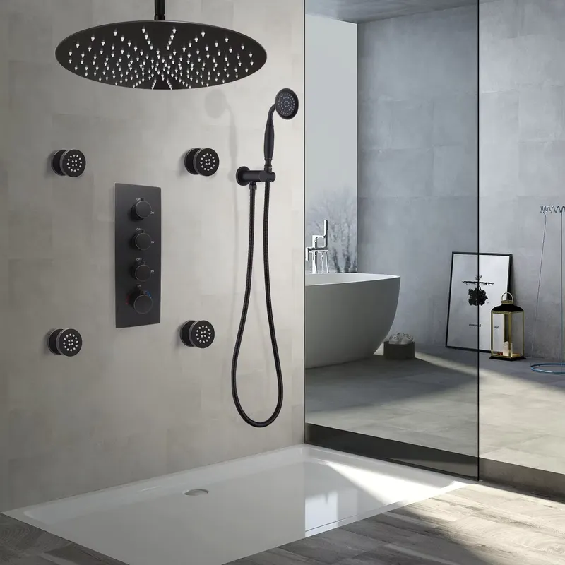 Spa & Wellness Hotel Paradiso - Set Semprotan Dinding 4-Piece Matte Black